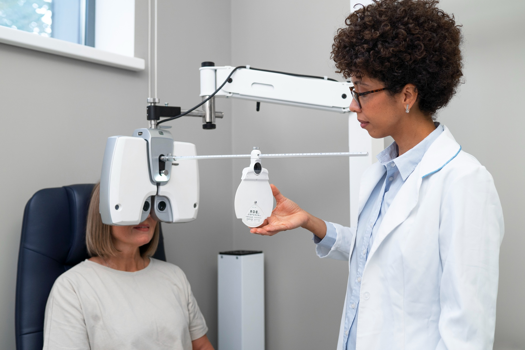 Doctor & Patient - Dry Eye Exam